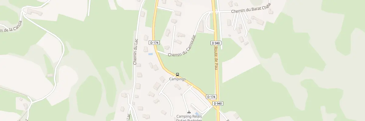 Plan du 6 Che du Camoulat à Poueyferré
