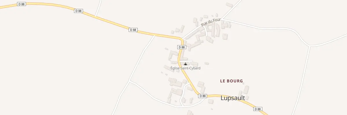Plan du 5062 Le Bourg à Lupsault