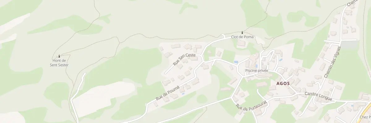 Plan du 3 Rue Sen Ceste à Agos-Vidalos