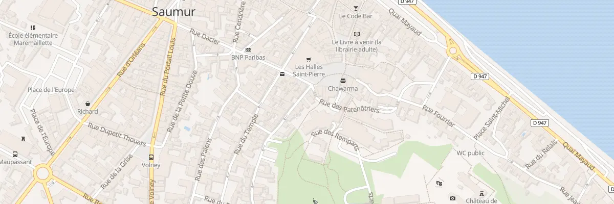 Plan du 11 Grande rue à Saumur