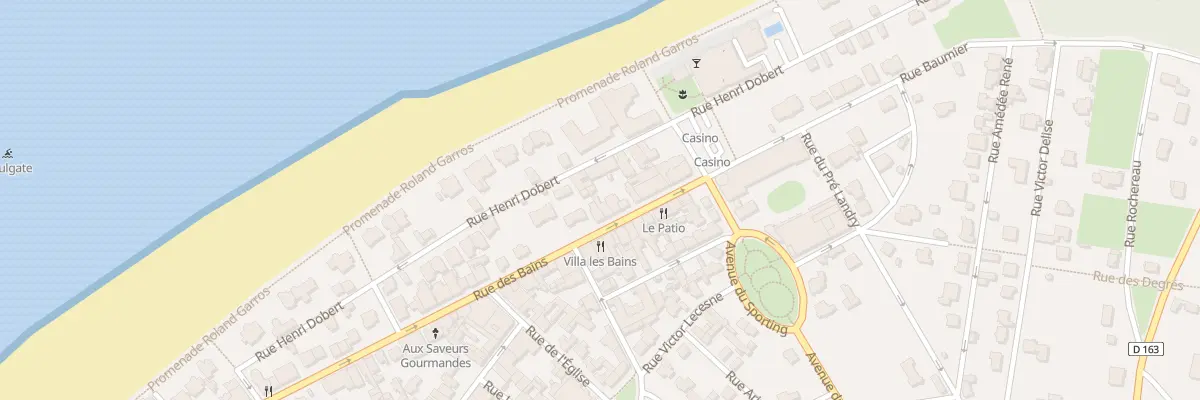 Plan du 14 Rue des Bains à Houlgate