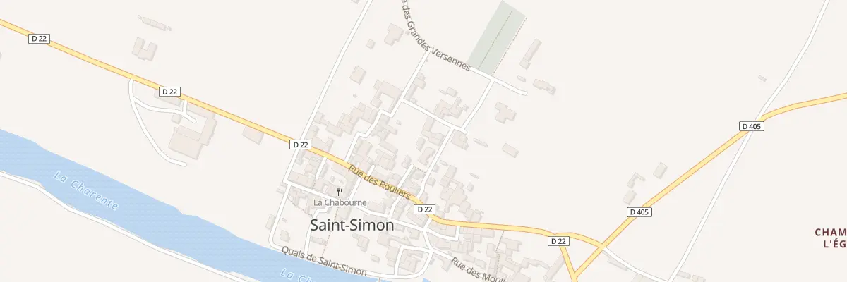 Plan du 5 Rue des Vignes à Saint-Simon