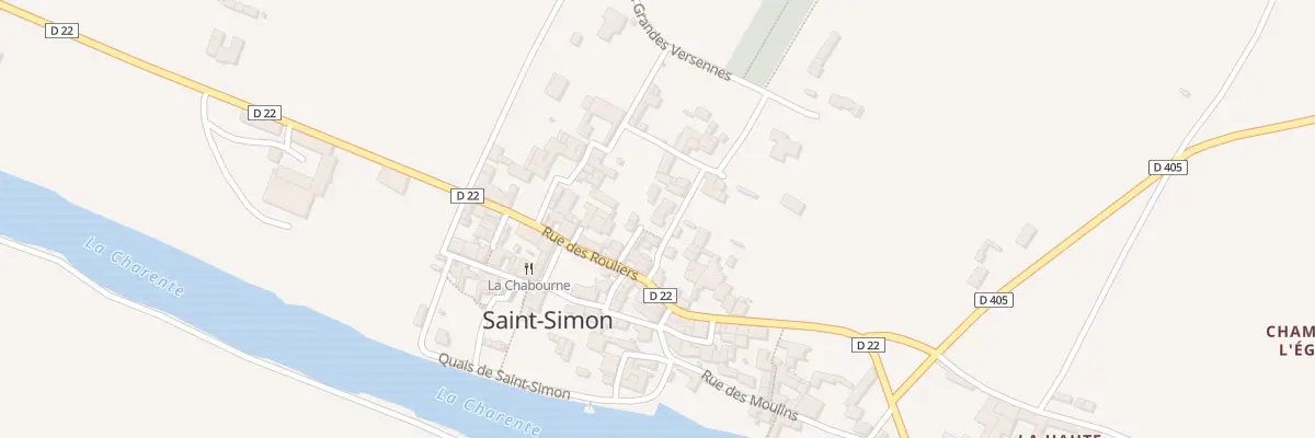 Plan du 3 Rue des Vignes à Saint-Simon
