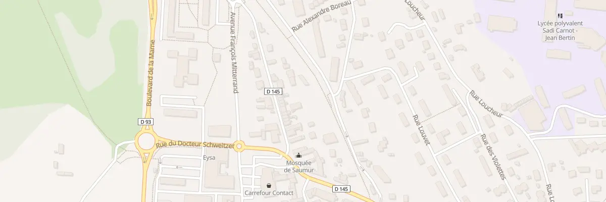 Plan du 750 Rue Robert Amy à Saumur