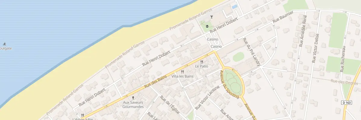 Plan du 20 Rue des Bains à Houlgate