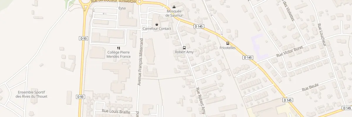 Plan du 523 Rue Robert Amy à Saumur