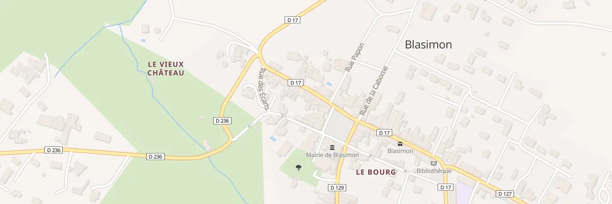 Plan du 9 Rue Mercadier à Blasimon