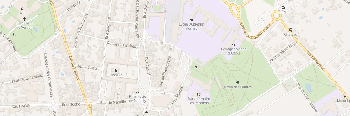 Plan du 3 Rue de l’Ermitage à Saumur