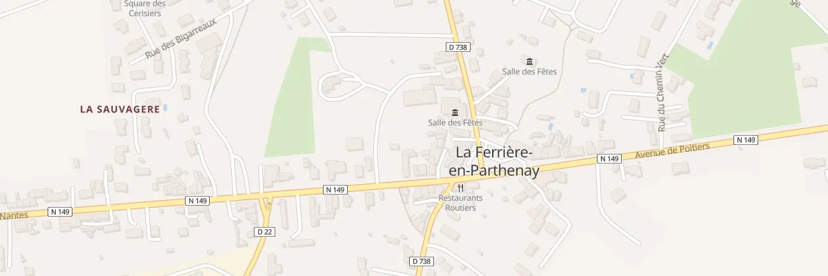 Plan du 3 Pl la Vieille Place à La Ferrière-en-Parthenay