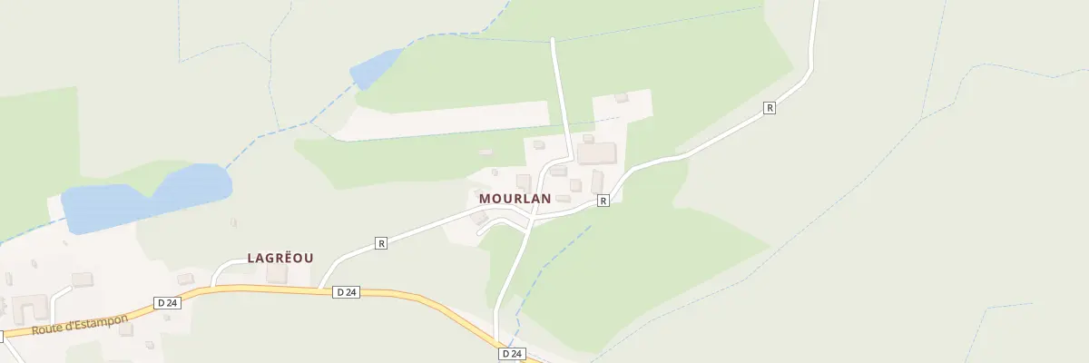 Plan du 5002F Rte d’Estampon à Losse