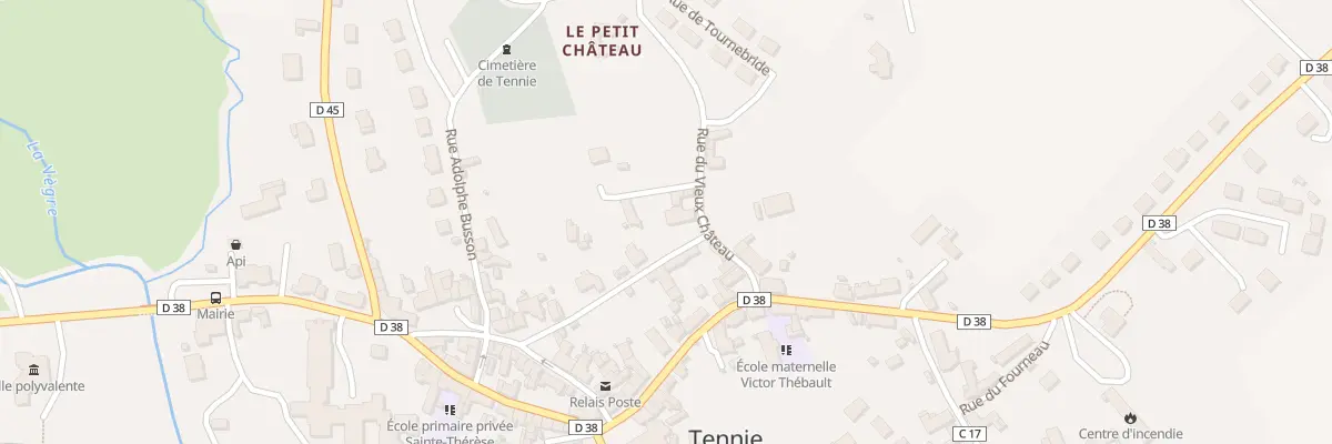 Plan du 11 Bd des Deux Julien à Tennie