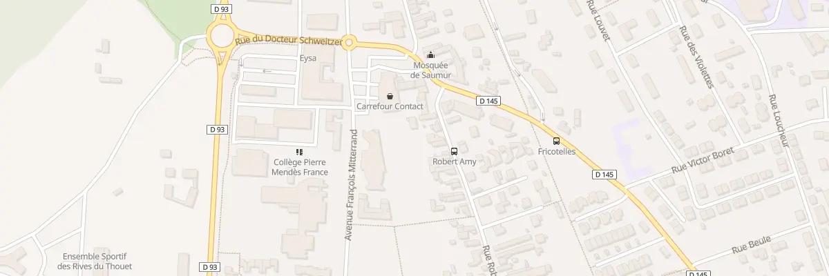Plan du 575 Rue Robert Amy à Saumur
