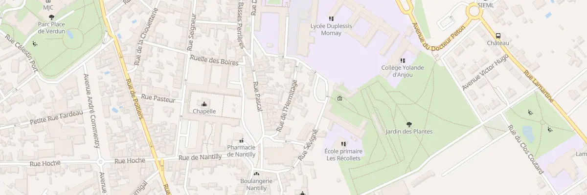 Plan du 7 Rue de l’Ermitage à Saumur