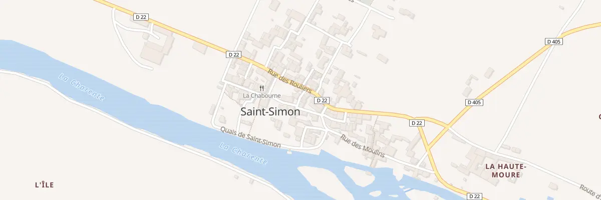 Plan du 1 Imp de l’Église à Saint-Simon