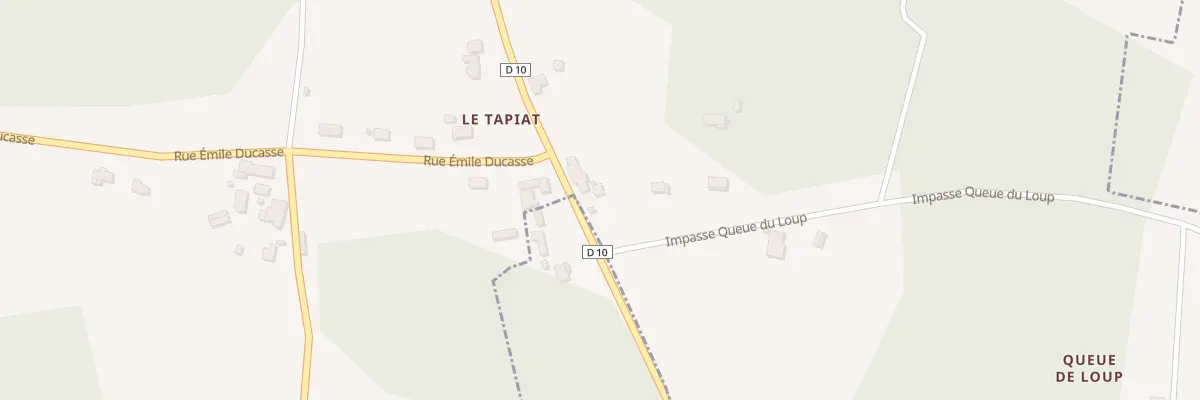 Plan du 28 Le Tapiat Est à Cauvignac