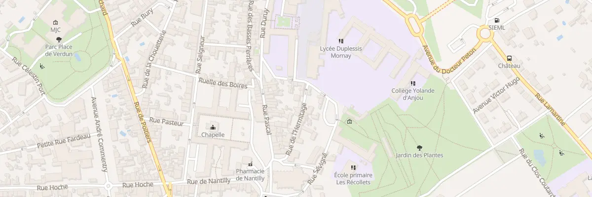 Plan du 4 Rue de l’Ermitage à Saumur