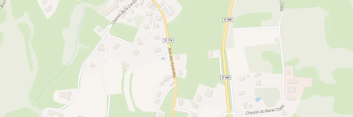 Plan du 28 Rue des Pyrénées à Poueyferré