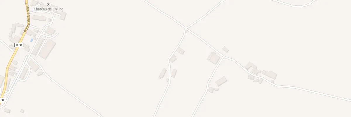 Plan du 4 Che de Chez Godard à Chillac