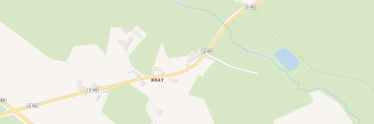 Plan du 3 Hameau de Bray à Crissé