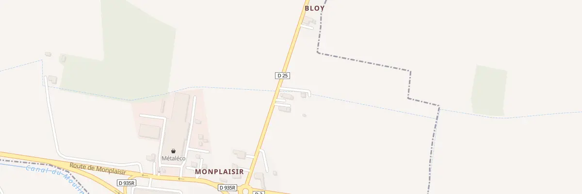 Plan du 5014 Monplaisir Est à Maulichères