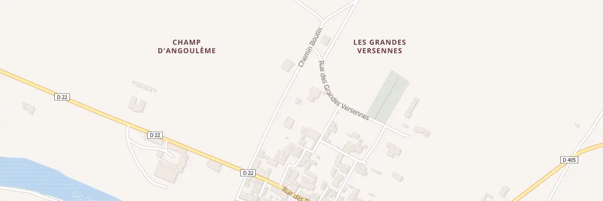 Plan du 2 Les Grandes Versennes à Saint-Simon