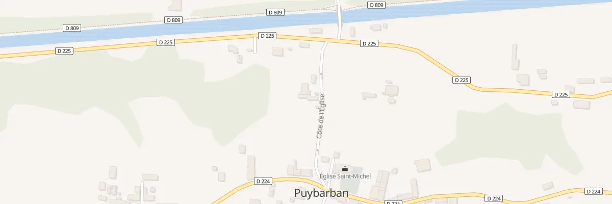 Plan du 3 A Coucut à Puybarban