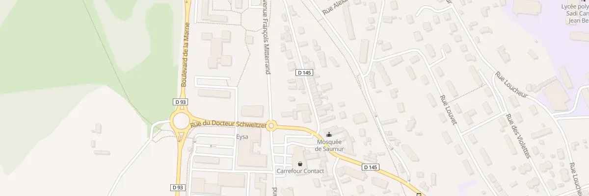 Plan du 725 Rue Robert Amy à Saumur