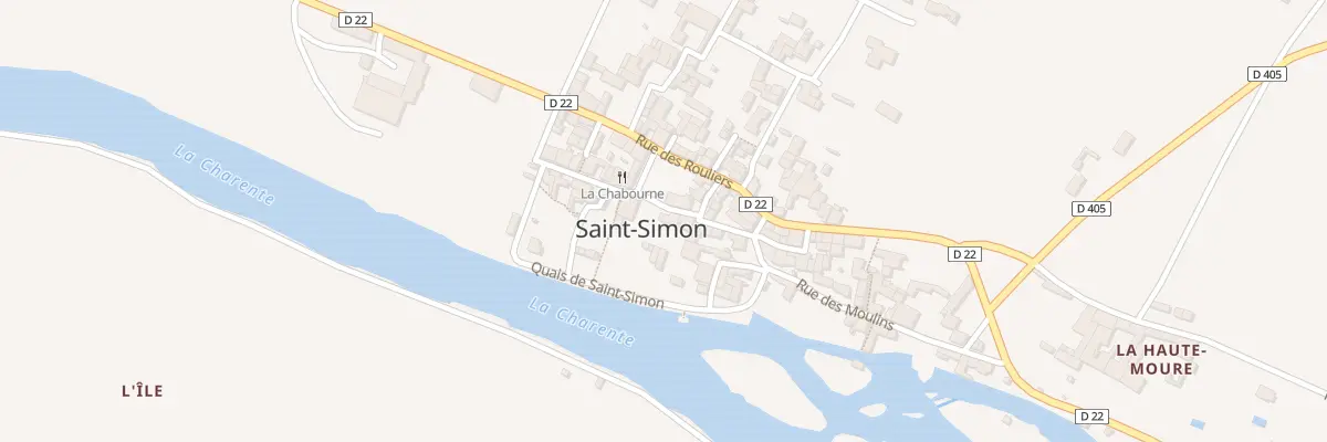 Plan du 13 Rue des Gabarriers à Saint-Simon