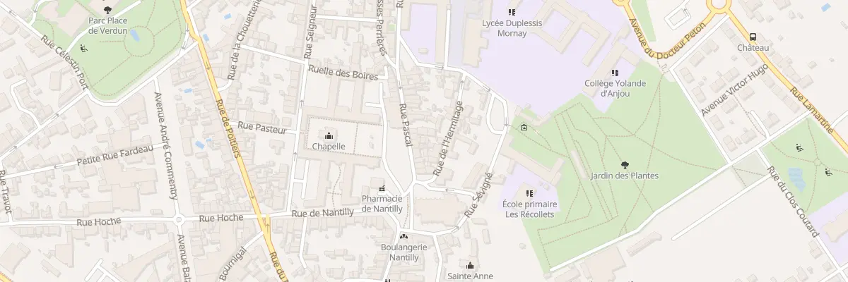 Plan du 12 Rue de l’Ermitage à Saumur