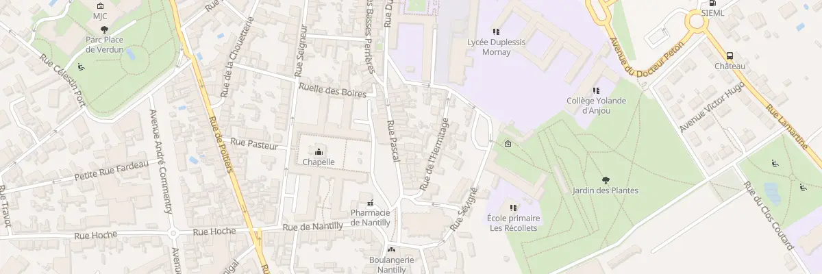 Plan du 19 Rue Pascal à Saumur