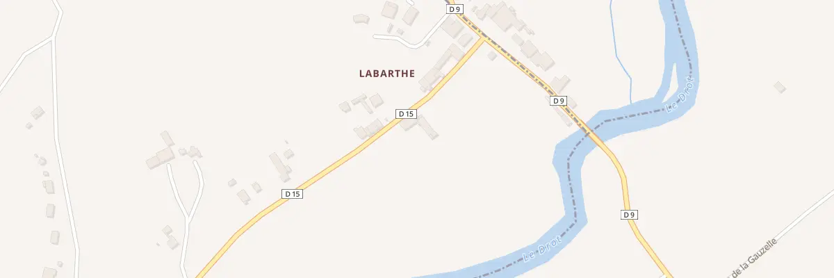 Plan du 2 Labarthe à Morizès