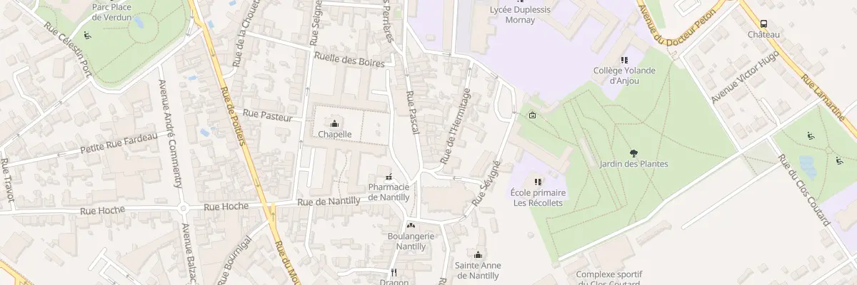 Plan du 27 Rue Pascal à Saumur