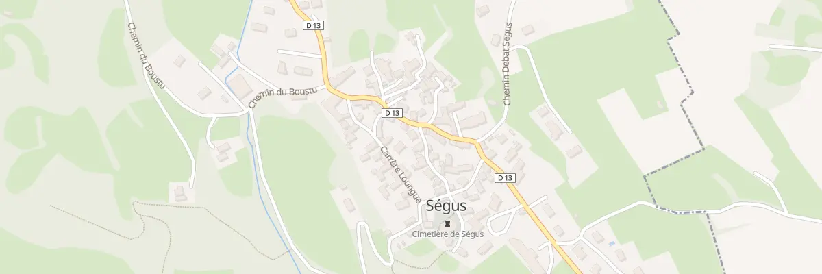 Plan du 2 Rue Carrere Det Mey à Ségus