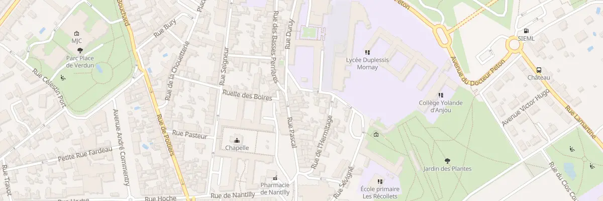 Plan du 5 Rue Pascal à Saumur