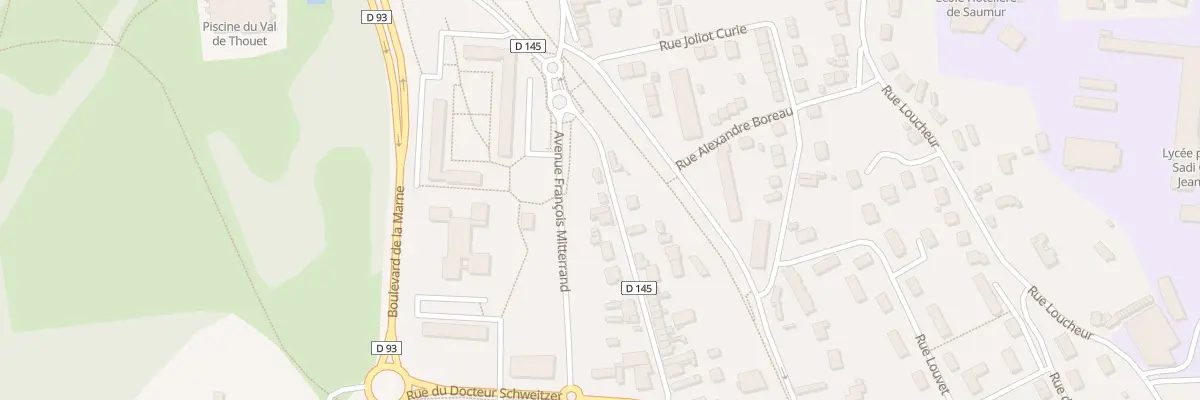Plan du 853 Rue Robert Amy à Saumur