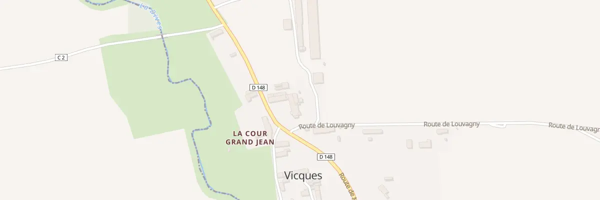 Plan du 1 Rte de Louvagny à Vicques