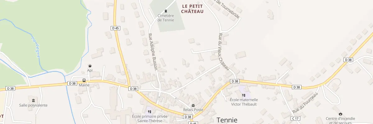 Plan du 5351 Le Chateau à Tennie