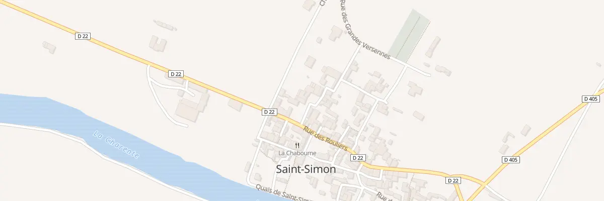 Plan du 1 Rue des Jardins à Saint-Simon