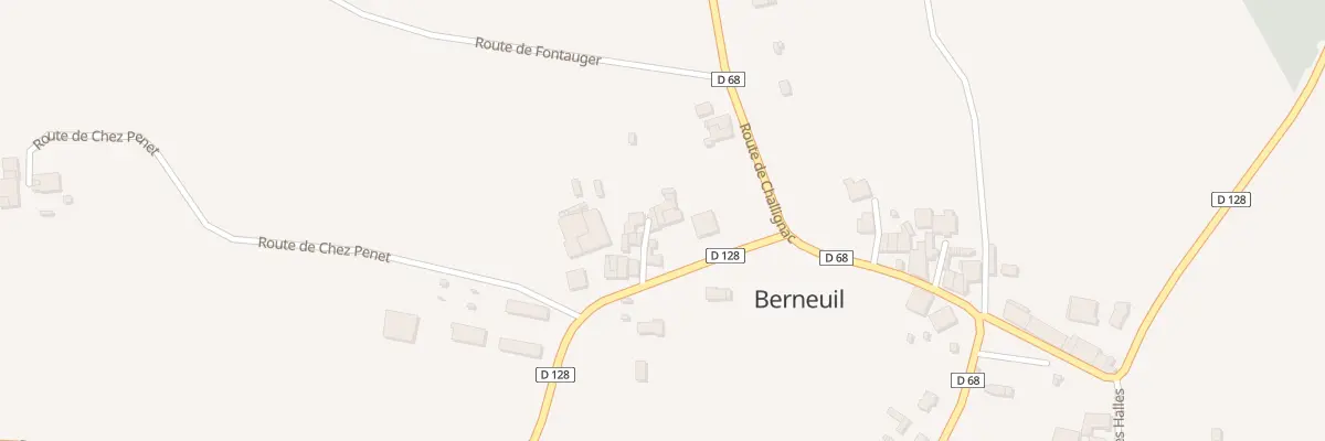 Plan du 5038 Chez Marquis à Berneuil
