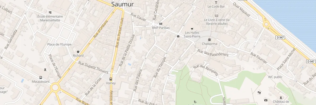 Plan du 3 Rue Lecoy à Saumur