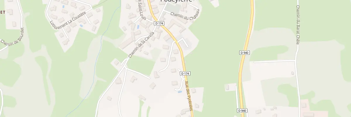Plan du 3 Pl de la Mairie à Poueyferré