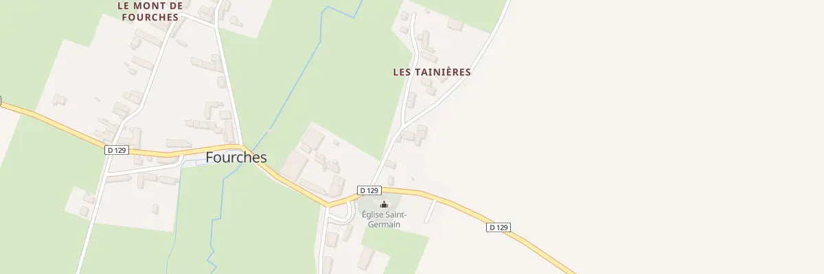 Plan du 5014 Les Tainieres à Fourches