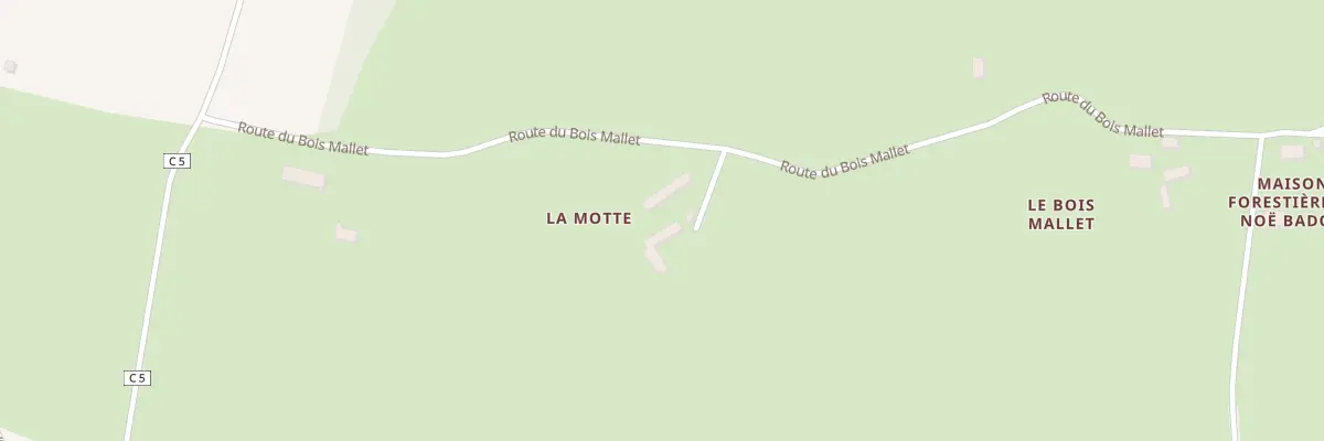Plan du 66 La Motte à Rouperroux