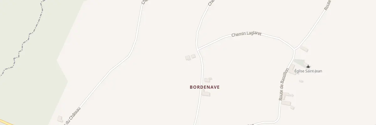 Plan du 3 Che de Bordenave à Luc-Armau