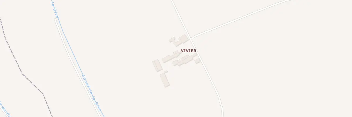 Plan du 2 Le Vivier à Curçay-sur-Dive