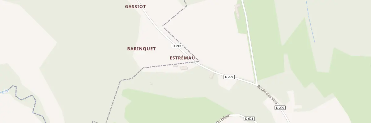 Plan du 1 Rte de Monpezat à Monpezat