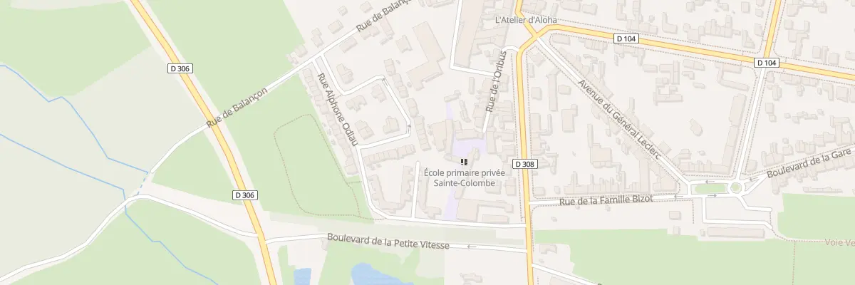 Plan du 56 Rue Alphonse Odiau à La Flèche