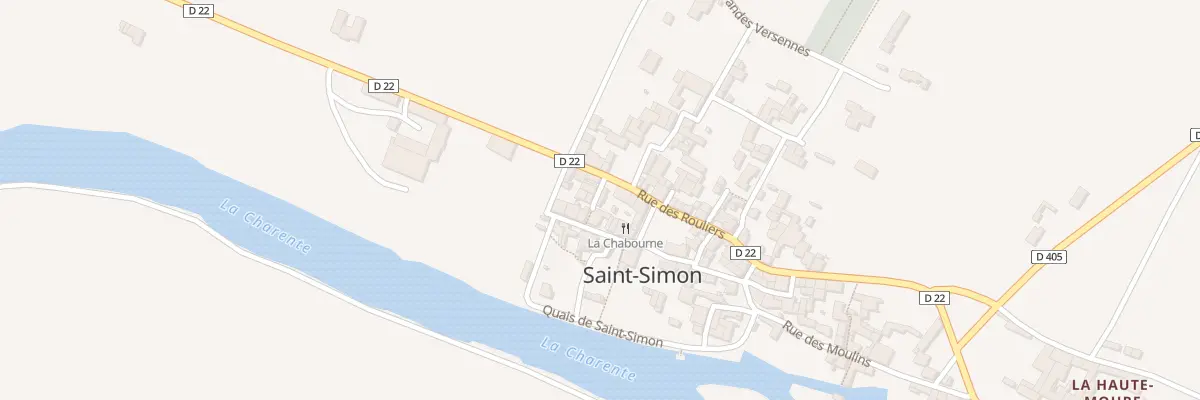 Plan du 1 Rue des Cordiers à Saint-Simon