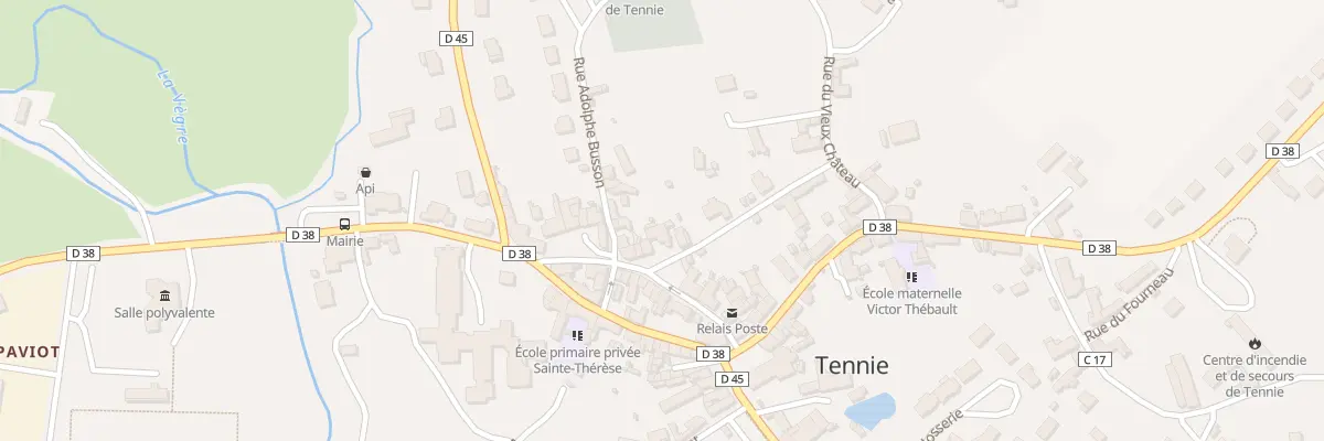 Plan du 3 Bd des Deux Julien à Tennie
