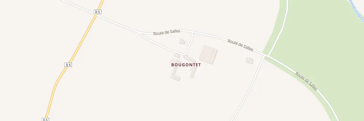 Plan du 5028 Bougontet à Bougon